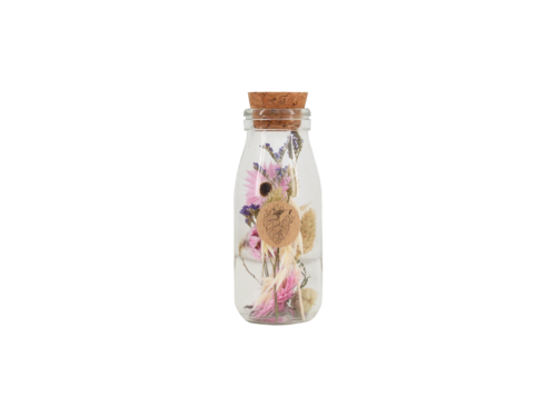 Dried Flowers In Bottle Medium